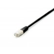 Equip Cat.6A Platinum S/FTP Patch Cable, Black, 0.5m, 10pcs/set