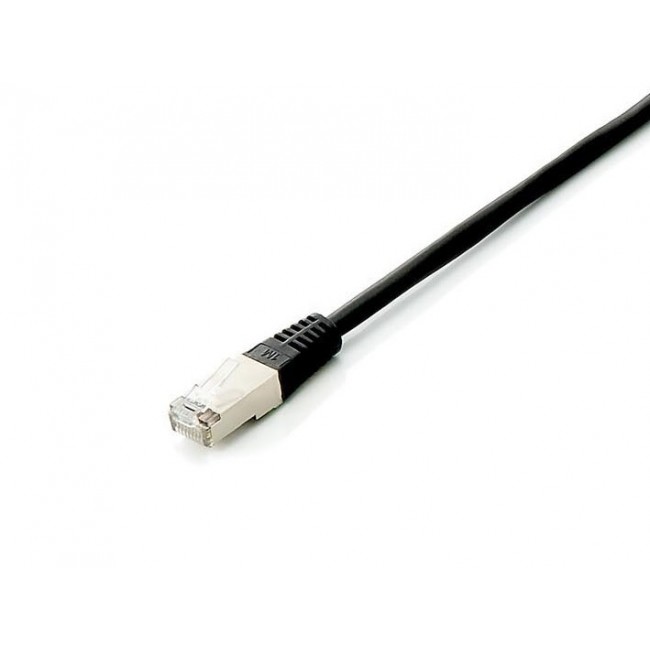 Equip Cat.6A Platinum S/FTP Patch Cable, Black, 0.5m, 10pcs/set