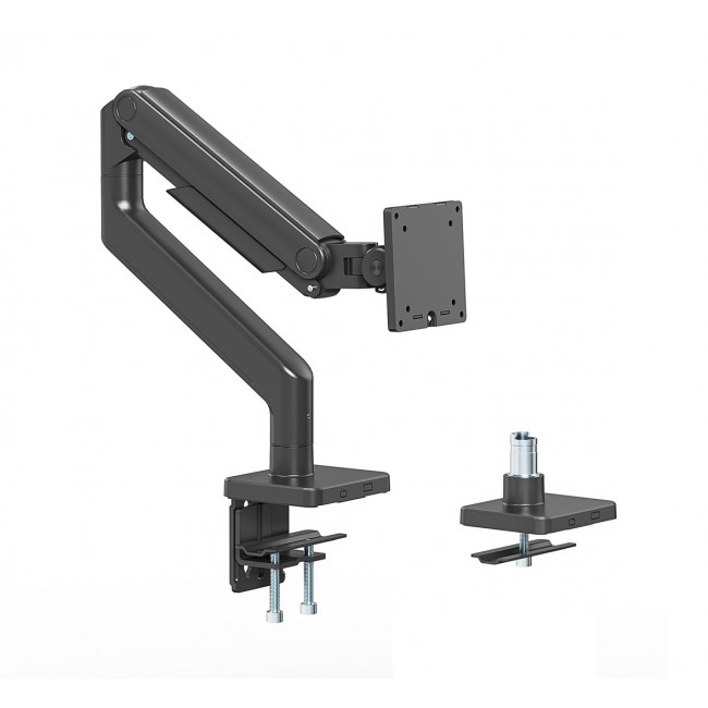 MANHATTAN Tischhalterung mit mechanischer Feder f r 1x Moni. MANHATTAN Tischhalterung mit mechanischer Feder f r 1x Moni.