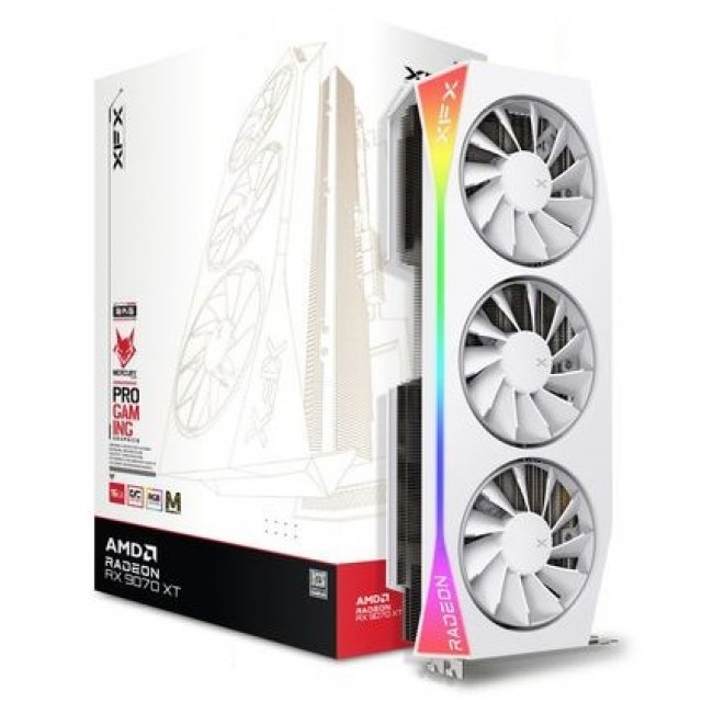 XFX Mercury Radeon RX 9070 XT OC Magnetic Air Edition AMD 16 GB GDDR6