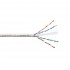 Kabel Emiter Net UTP (U/UTP) kat.6 450MHz, drut, standard, PVC, szary