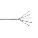 Kabel Emiter Net UTP (U/UTP) kat.6 450MHz, drut, standard, PVC, szary