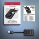 Axagon ADM2-AM USB-A 10Gbps - M.2 NVMe & SATA SSD adapt r, kabelis USB-A 10cm SSD enclosure Black