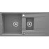 1.5-bowl granite sink with drainer