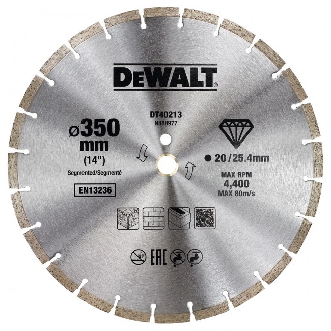 DeWALT DT40213-QZ diamond blade DeWALT DT40213-QZ diamond blade