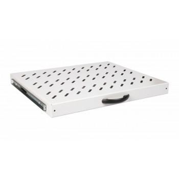Equip Sliding Shelf 19', 1U, 600MM, Grey