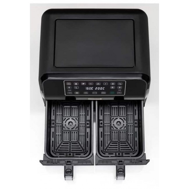 Kenwood HFM20.000MB fryer Double 8 L Stand-alone 1700 W Hot air fryer Black