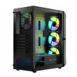 Logic PORTOS ARGB MINIDI USB 3.0 Case Black