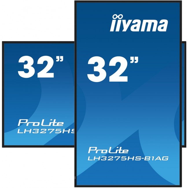 iiyama LH3275HS-B1AG Signage Display Digital signage flat panel 80 cm (31.5 iiyama LH3275HS-B1AG Signage Display Digital signage flat panel 80 cm (31.5