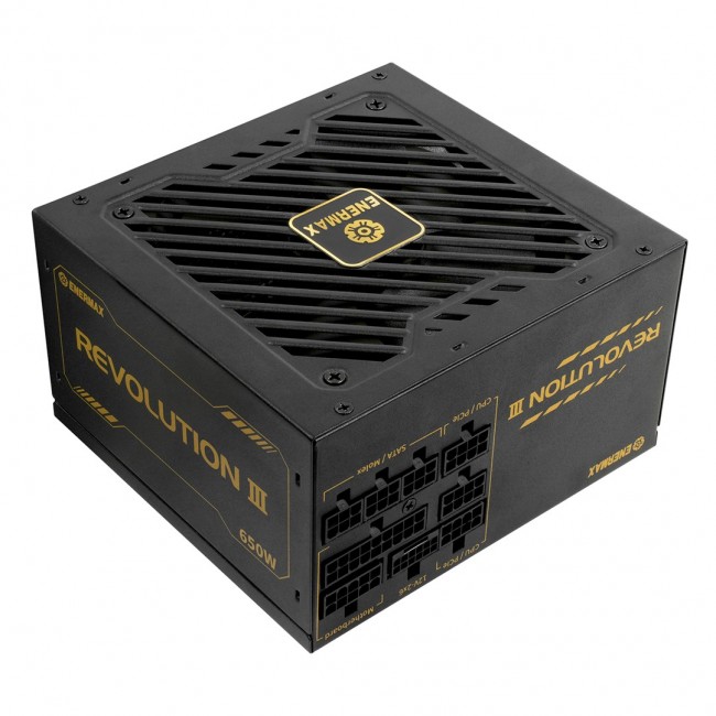 PC Power Supply Enermax 650W Revolution3 80+ Gold PC Power Supply Enermax 650W Revolution3 80+ Gold
