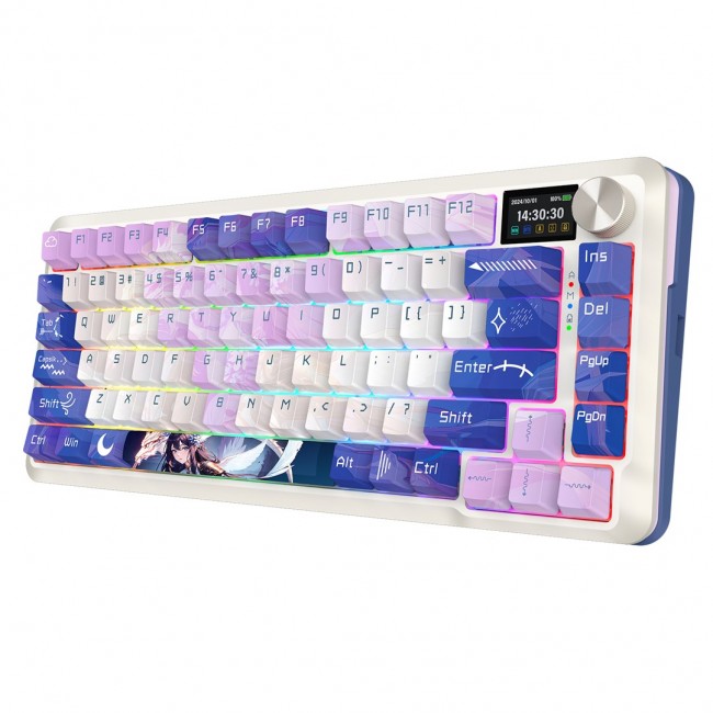 REDRAGON K708AK-RGB-PRO FLEKACT keyboard USB + RF Wireless + Bluetooth White REDRAGON K708AK-RGB-PRO FLEKACT keyboard USB + RF Wireless + Bluetooth White