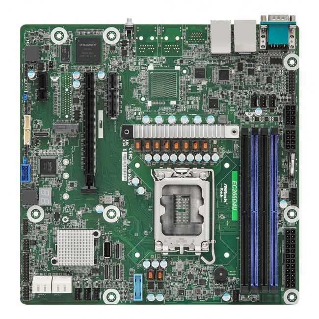 Asrock EC266D4U motherboard Intel C266 LGA 1700 micro ATX Asrock EC266D4U motherboard Intel C266 LGA 1700 micro ATX
