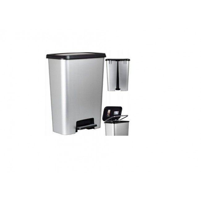CURVER WASTE BIN WITH PEDAL 50L
