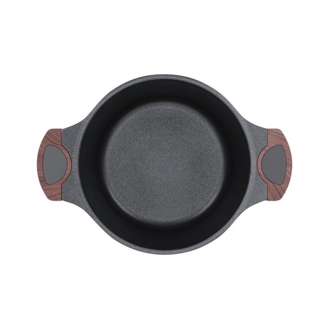 Resto Kitchenware Capella 2.6 L Round Black, Wood