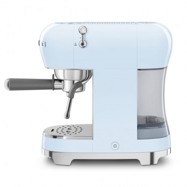 Smeg ECF02PBEU coffee machine pastel blue