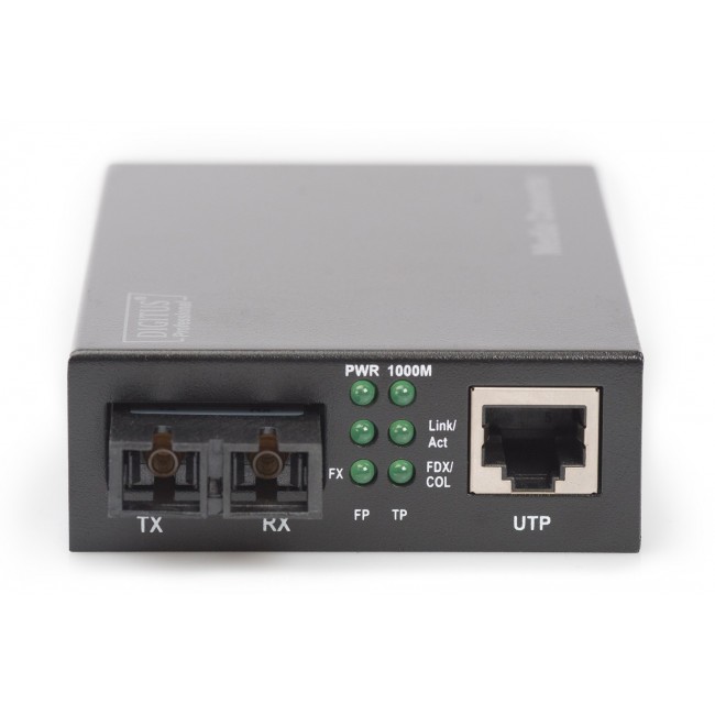 Digitus Gigabit Media Converter, RJ45 / SC