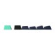 AULA Gasket F87 Pro Keyboard Black Cyan Blue GrayWoodV4 RGB