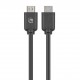 Manhattan HDMI 4K@60Hz Cable with Ethernet, 22.5m, Suitable for ALL 4K & 1080p/HD uses - when upgrading now or have it ready for when you need it, Male to Male, Black, Ultra HD 4k x 2k, Lifetime Warranty, Premium High Speed