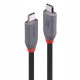 Lindy 2m USB 4 240W Type C Cable, Anthra Line
