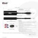 CLUB3D USB Gen2 Type-C to HDMI 8K60Hz or 4K120Hz HDR10+ with DSC1.2 with Power Delivery 3.0 Active Adapter M/F