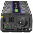 Qoltec Monolith 2000 MS Wave Voltage Converter | 12V to 230V | 1000/2000W | USB Qoltec Monolith 2000 MS Wave Voltage Converter | 12V to 230V | 1000/2000W | USB