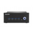 Shuttle Nano PC NT10H5, Intel Core Ultra 5 125H, Intel Arc graphics, 2xHDMI, 2xUSB 4.0 (DP), 2x2.5Gbit LAN, incl. VESA 24/7 permanent operation