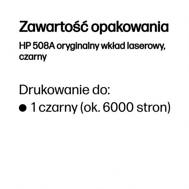 HP 508A Black Original LaserJet Toner Cartridge