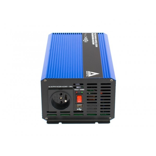 AZO Digital 24 VDC / 230 VAC Converter SINUS IPS-2000S 2000W AZO Digital 24 VDC / 230 VAC Converter SINUS IPS-2000S 2000W