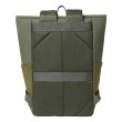 Rivacase Eden backpack Travel backpack Olive PU leather, Polyester, Recycled polyethylene terephthalate (rPET)