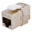 Equip Cat.6A Slim Keystone Jack, Toolfree, Shielded, 8pcs/set