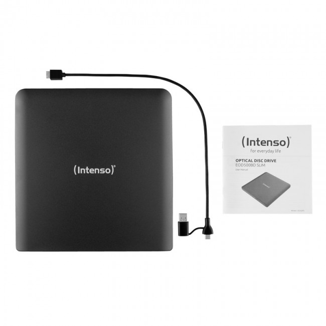 Intenso EOD 500BD Slim optical disc drive Blu-Ray ROM Black