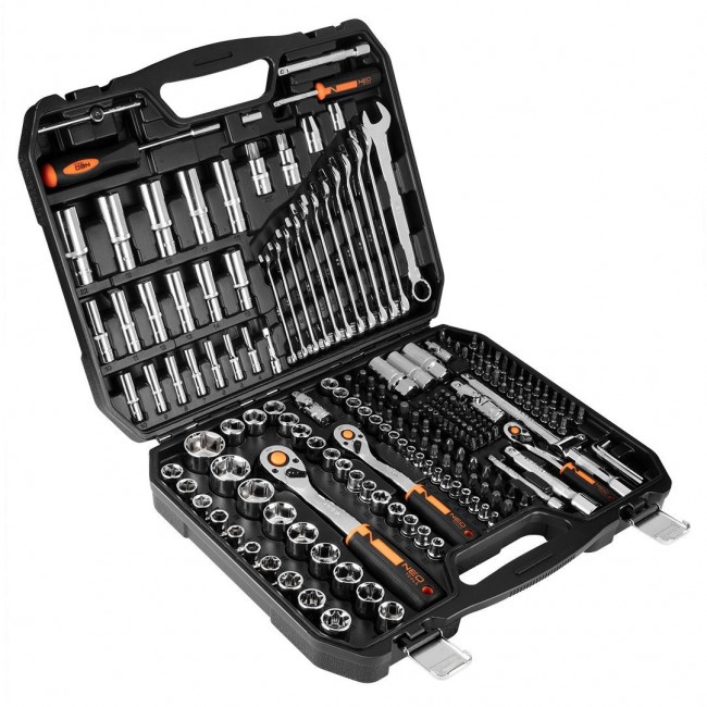Neo 10-076 mechanics tool set 219 tools