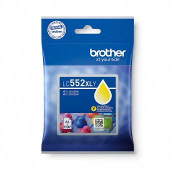 Brother LC552XLY ink cartridge 1 pc(s) Original Yellow