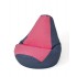 Sako bag pouffe Pear grey-pink XXL 140 x 100 cm