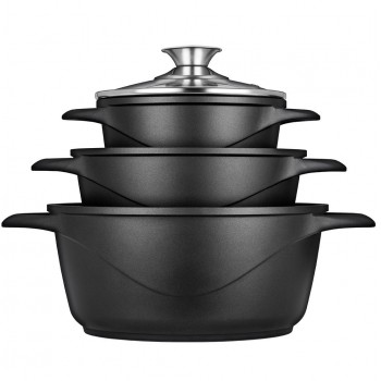 Smile MGK-18 soup pot Black Aluminium