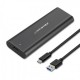 Qoltec 50312 storage drive enclosure SSD enclosure Black M.2 Qoltec 50312 storage drive enclosure SSD enclosure Black M.2