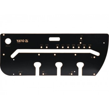 Yato YT-70890 drafting template Black