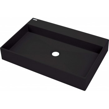 Granite countertop washbasin with space for a tap