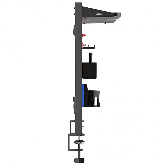 Ergo Office desk divider / organizer, max load 10kg, white and cork board, width 1250mm, black,ER-300 B Ergo Office desk divider / organizer, max load 10kg, white and cork board, width 1250mm, black,ER-300 B