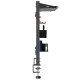 Ergo Office desk divider / organizer, max load 10kg, white and cork board, width 1250mm, black,ER-300 B Ergo Office desk divider / organizer, max load 10kg, white and cork board, width 1250mm, black,ER-300 B