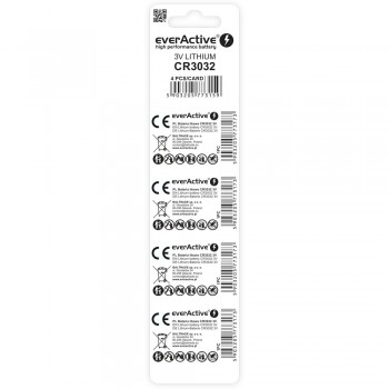 Lithium battery mini everActive CR3032 - blister 4 pcs.