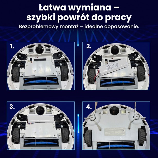 Battery for Xiaomi Robot 1C P1904-4S1P-MM, 3200mAh, 47.36Wh, STYTJ01ZHM Mijia 1C P1904-4S1P-MM (Dreame MC1808) Battery for Xiaomi Robot 1C P1904-4S1P-MM, 3200mAh, 47.36Wh, STYTJ01ZHM Mijia 1C P1904-4S1P-MM (Dreame MC1808)