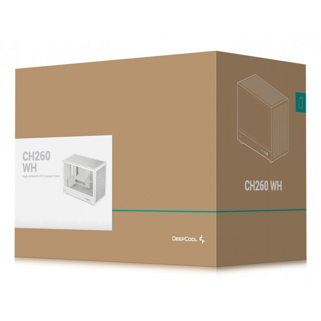 DeepCool CH260 WH Micro Tower White