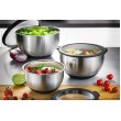 GEFU MUOVO Round Bowl 4.5 L Black, Stainless steel 1 pc(s)