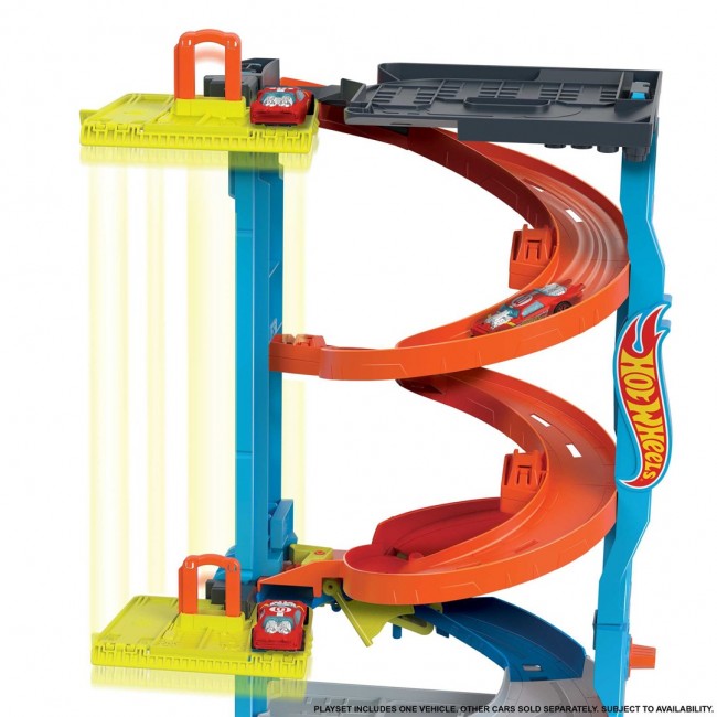 Hot Wheels City Racing Tower With Transformation HKX43 MATTEL Play Set