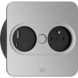 Bachmann 946.015 socket-outlet Type E + USB A + USB C Stainless steel