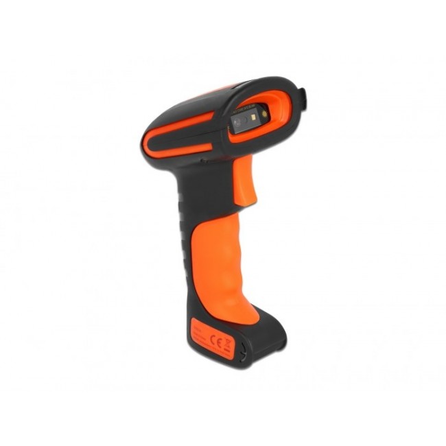 DeLOCK Industrial Barcode Scanner 1D and 2D for 2.4 GHz or Bluetooth with inductive charging station