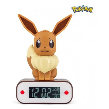 TEKNOFUN Pok mon Eevee Light-up 3D figure Alarm Clock