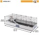 FERPLAST Modular 4 - cage for rabbit and domestic guinea pig - 179 x 72 x 56cm FERPLAST Modular 4 - cage for rabbit and domestic guinea pig - 179 x 72 x 56cm