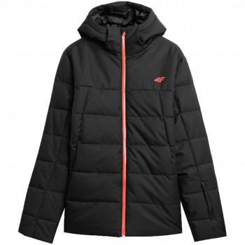 Men's ski jacket 4F M307 deep black 4FAW23TTJAM307 20S